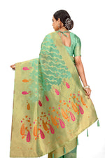 Glorious Green color kanjivaram silk saree Buy Now - Joshindia