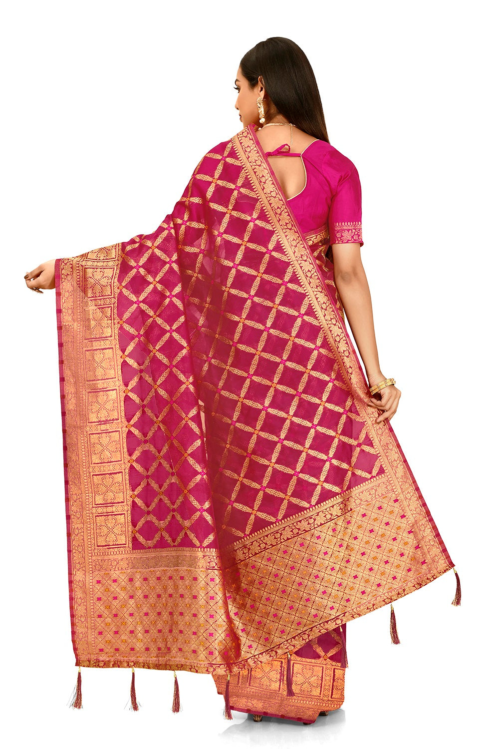 Rani Color Latest Saree Collection Online in India - Joshindia