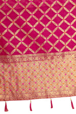 Amazing Wine color Designer silk saree with blouse - Joshindia