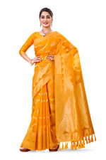 Heavy Designer Silk Saree For Wedding And Reception - Joshindia