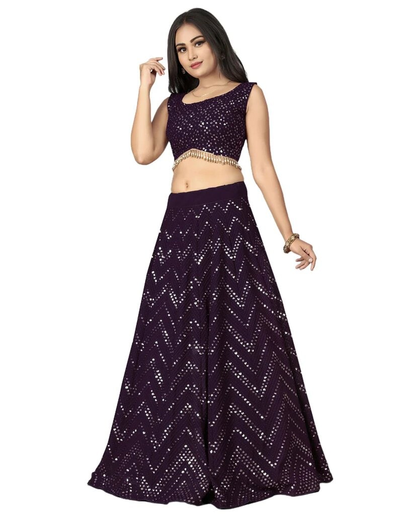 Buy Most Trending Designer Mirror Work Lehenga Choli - Joshindia