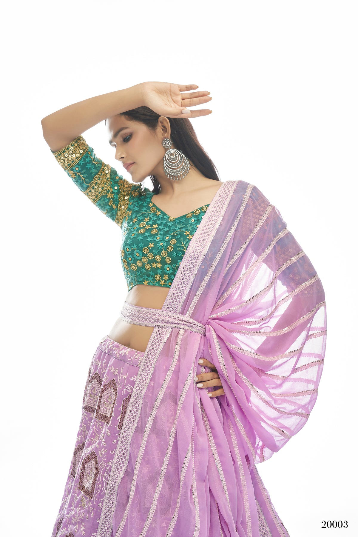 Trendy lavender lehenga choli For Wedding Buy Now - Joshindia