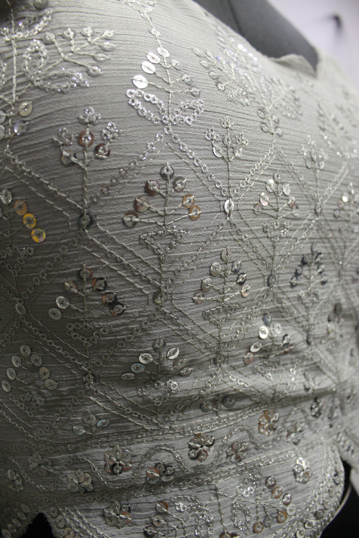 Beautiful Grey Color Lehenga Choli For Wedding - Joshindia