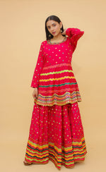 Pink Color Art Silk Lehenga Choli With Georgette Dupatta - Joshindia