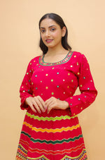 Pink Color Art Silk Lehenga Choli With Georgette Dupatta - Joshindia