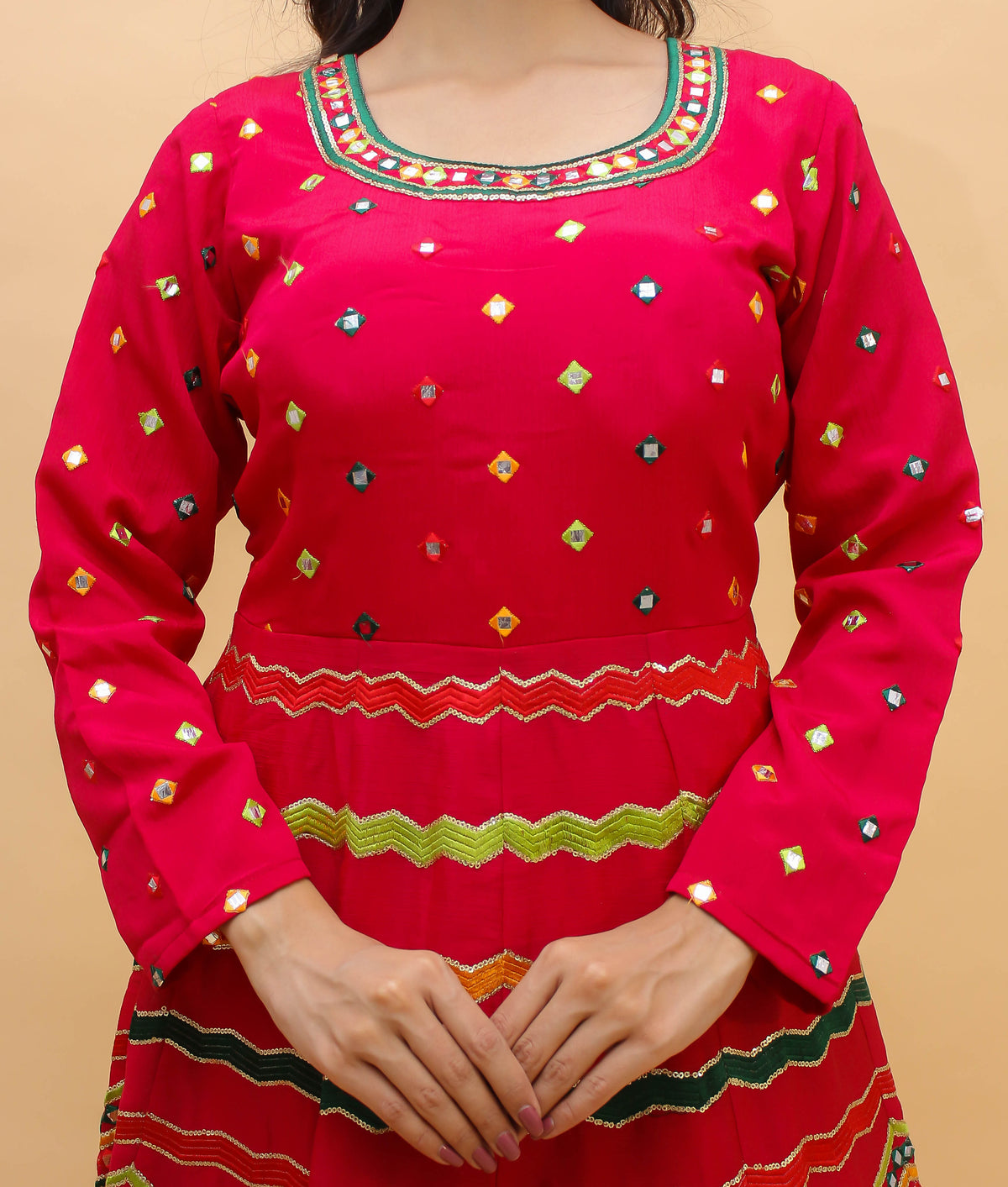 Pink Color Art Silk Lehenga Choli With Georgette Dupatta - Joshindia