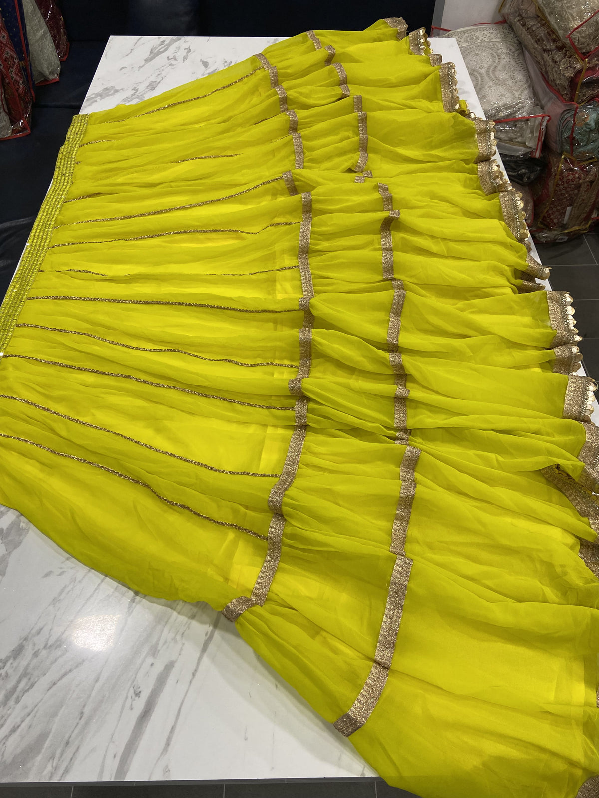 Yellow Color Lehenga Choli For Wedding Look - Joshindia