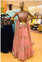 Buy orange color trendy designer lehenga for wedding - Joshindia