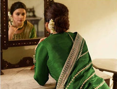 Green Color Silk Georgette Embroided Palazzo Suit - Joshindia