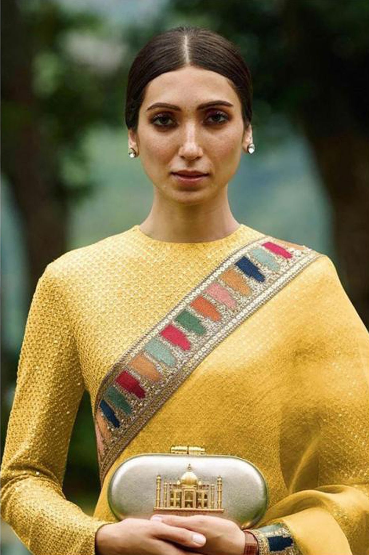 Yellow Color Heavy Faux Georgette With Sequence Work Churidar Salwar Suit - Joshindia