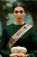 Dark Green Color Heavy Faux Georgette With Sequence Work Churidar Salwar Suit - Joshindia