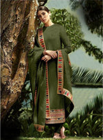 Light Green Color Heavy Faux Georgette With Sequence Work Churidar Salwar Suit - Joshindia