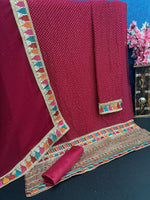 Rani Pink Color Heavy Faux Georgette With Sequence Work Churidar Salwar Suit - Joshindia