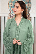 Green Color Heavy Fox Georgette with Embroidery Sequence Work Salwar Suit - Joshindia