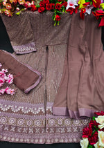 TrendingBeige Color Designer Long Gown For Best Looks - Joshindia