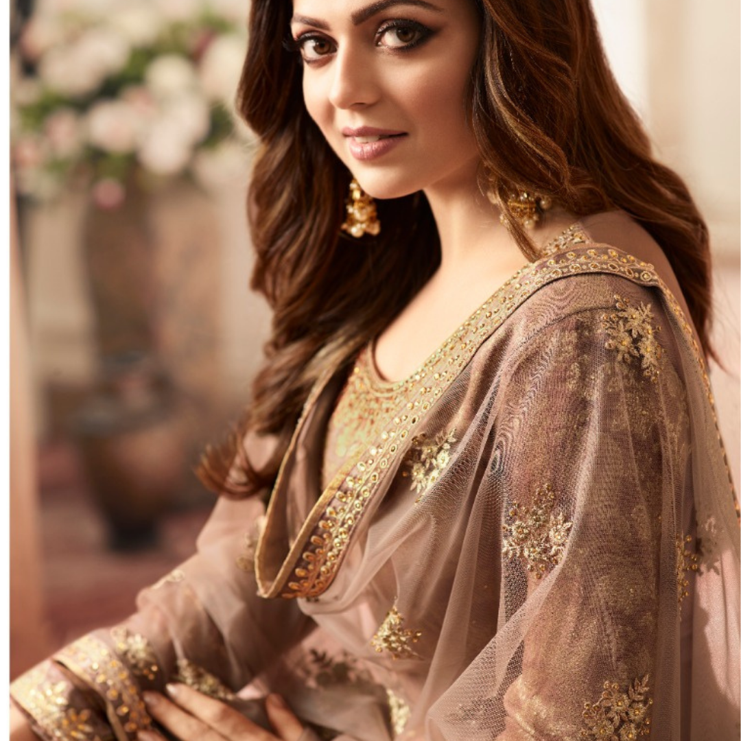 Beautiful sharara suit for wedding function - Joshindia