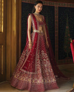 Beautiful Maroon Color Lehenga Choli For Wedding Look - Joshindia