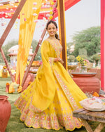 Beautiful Yellow Color Lehenga choli For Wedding Buy Now - Joshindia