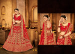 Stunning Red Color Latest Bridal Lehenga Choli - Joshindia
