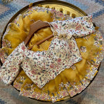 Yellow color heavy designer saree for rich look - Joshindia