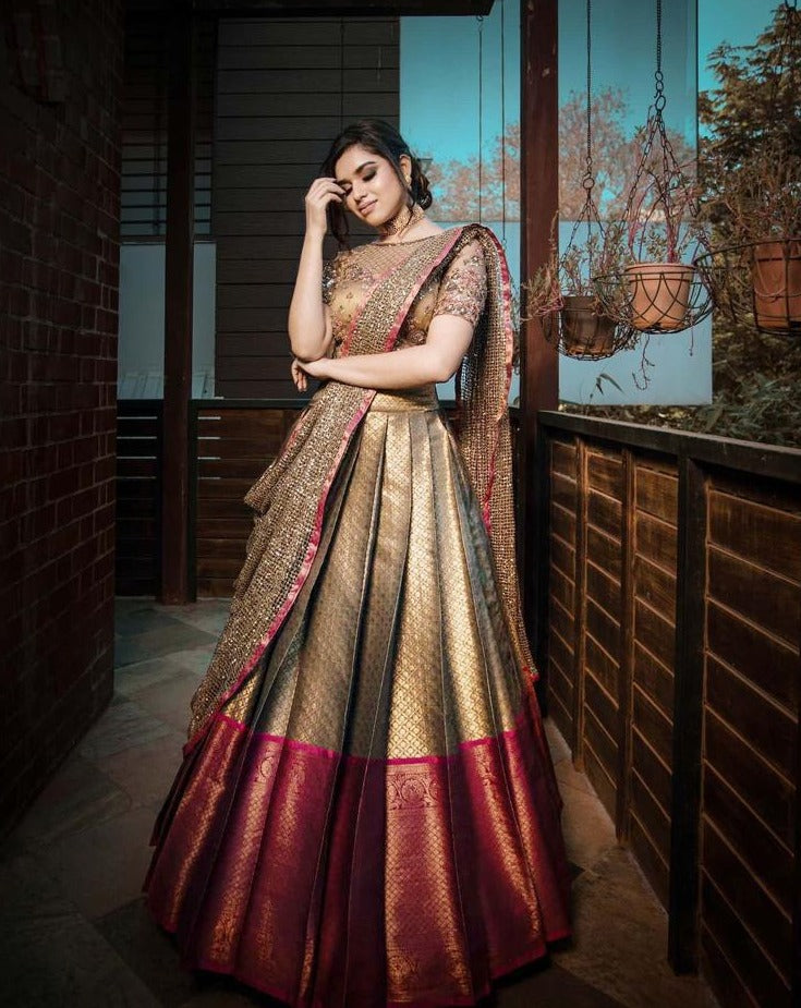 Buy lacha saree for ladies in India @ Limeroad