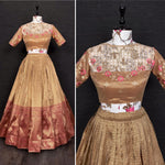Classic silk lehenga choli for elegant look online - Joshindia