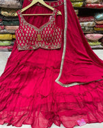 Trending ruffle lehenga choli buy now colors availble - Joshindia