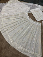 Trending white mirror lehenga choli buy online - Joshindia