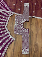 Buy Latest Purple Color Lehenga Choli Online - Joshindia