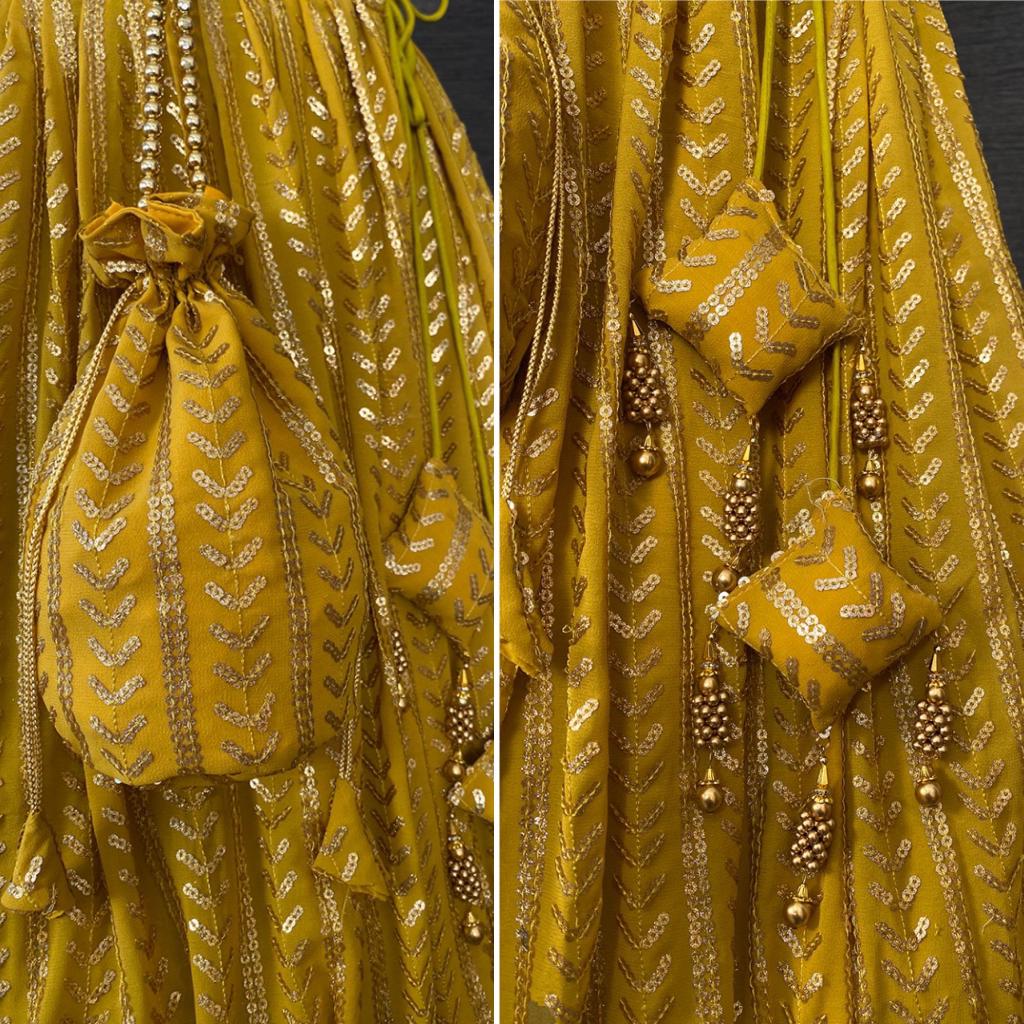 Buy Yellow Lehenga Cholis Online at Best Prices In India - Joshindia