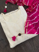 Beautiful White Color Lucknowi Chikankari Gown collection - Joshindia