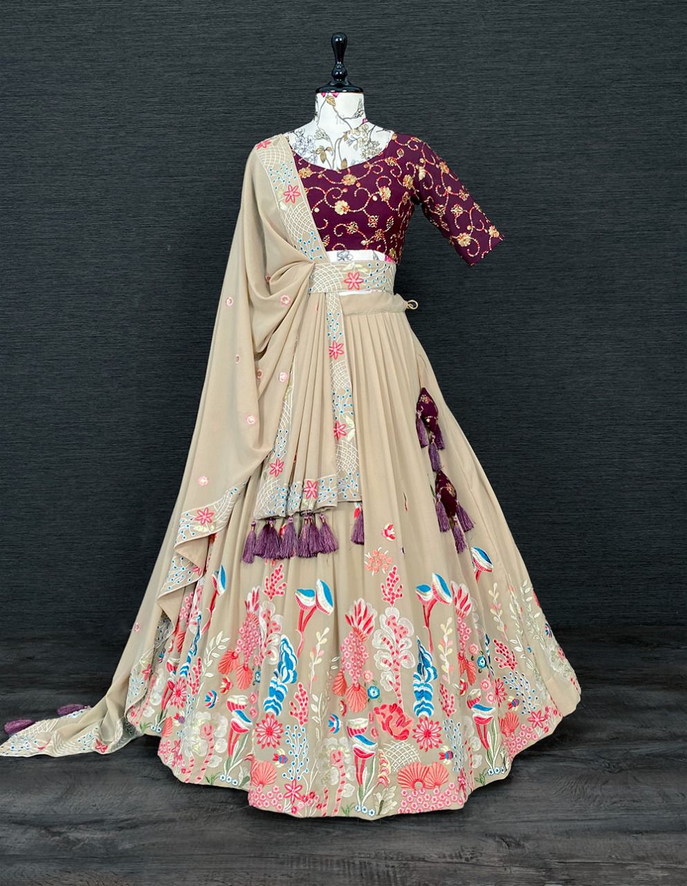 Trending Beautiful Designer Lehenga At Affordable Price - Joshindia
