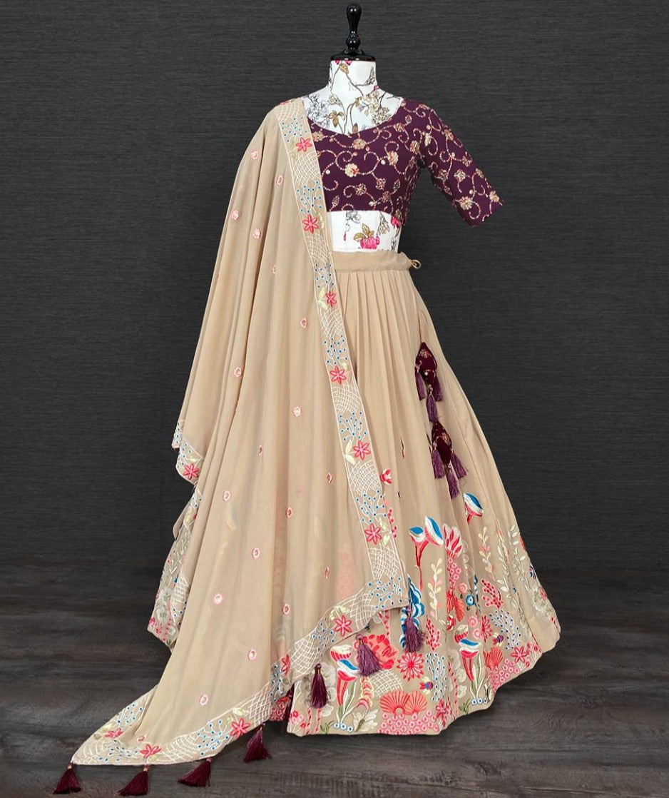 Trending Beautiful Designer Lehenga At Affordable Price - Joshindia