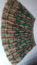 FLORAL LEHENGA CHOLI FOR DESIGNER LOOK BUY NOW IN GREEN COLOR - Joshindia