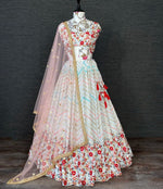 Beautiful White Color Designer Lehenga Choli For Rich Look - Joshindia
