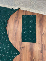 Green Color Designer Mirror Work Lehenga Choli For Rich Look - Joshindia