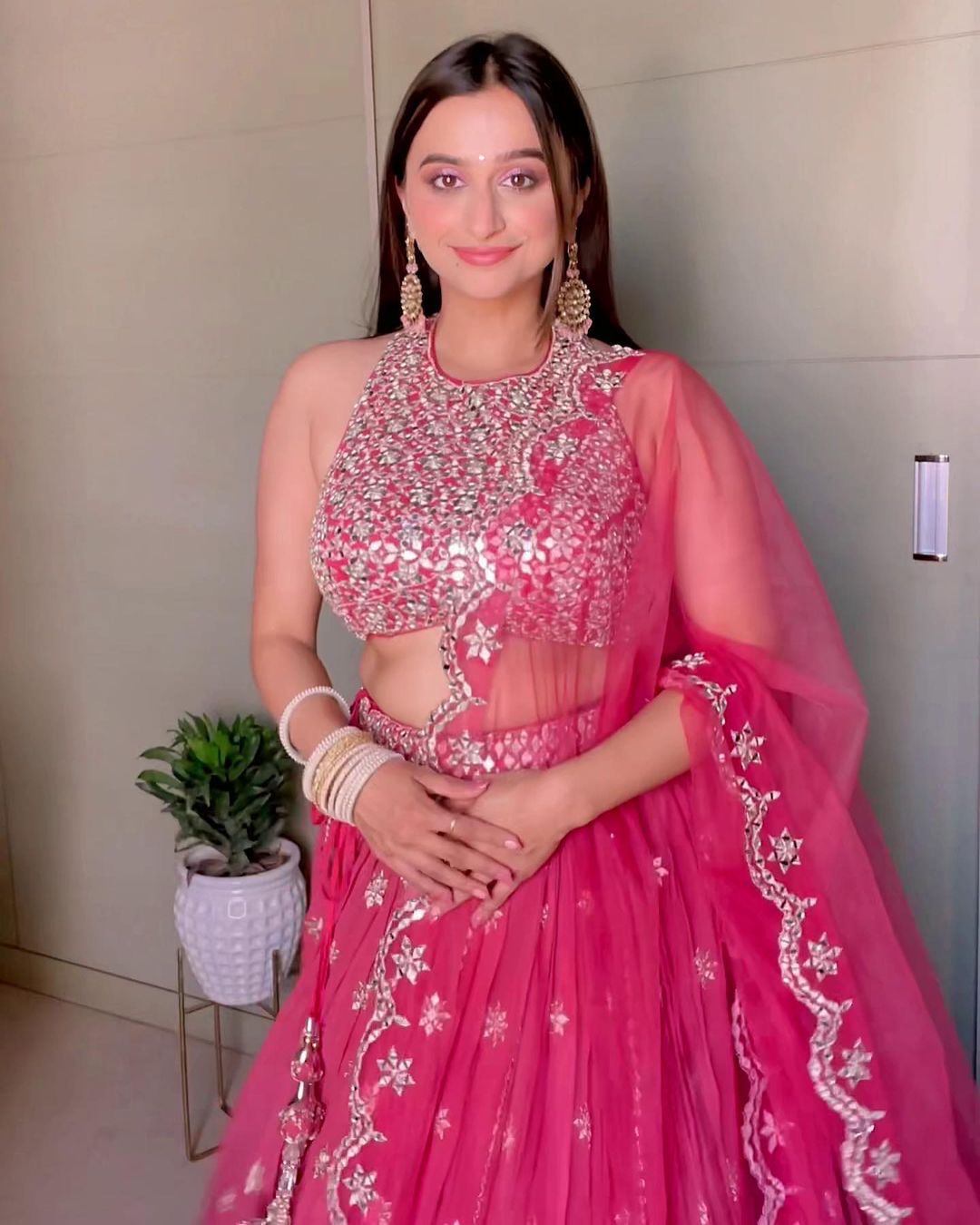 Latest Pink Color Designer Lehenga Choli At Affordable Price - Joshindia