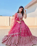 Latest Pink Color Designer Lehenga Choli At Affordable Price - Joshindia