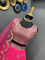 Latest Pink Color Designer Lehenga Choli At Affordable Price - Joshindia
