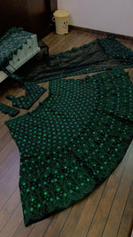 Amazing Green color designer lehenga choli - Joshindia