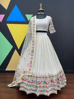 New Designer Lehenga CholiIn White Color Buy Now - Joshindia