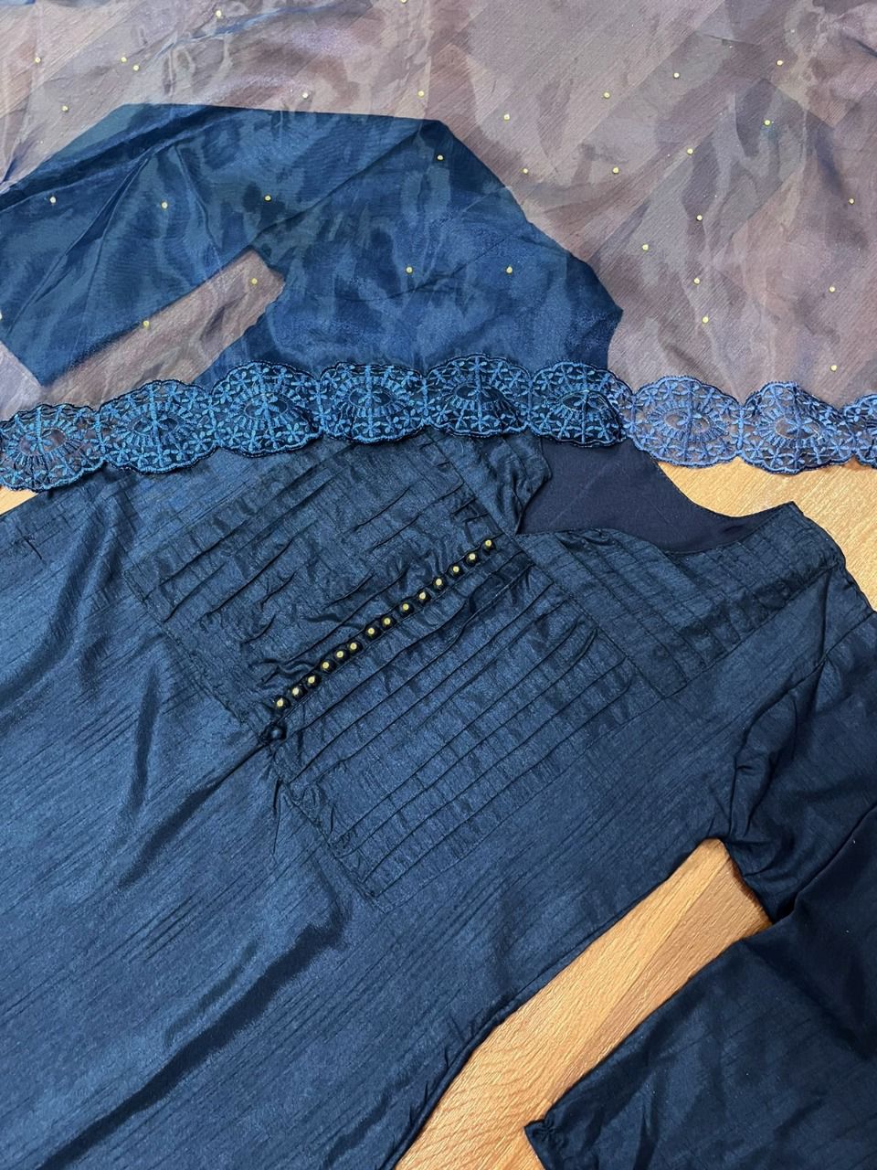 WomenEmbroidered Kurta with Trousers & Dupatta - Joshindia