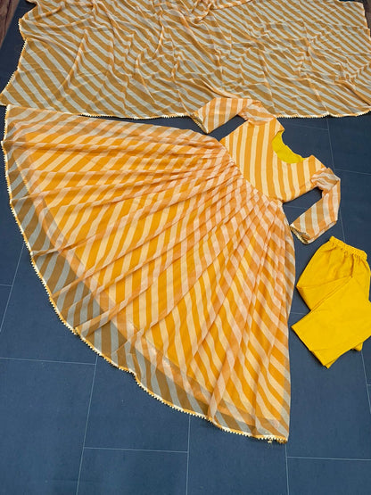Yellow Color Heavy Designer Salwar Suit Buy Now