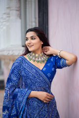 Blue color latest designer lehenga choli buy now - Joshindia
