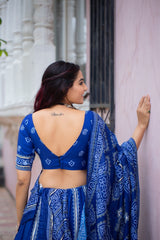 Blue color latest designer lehenga choli buy now - Joshindia