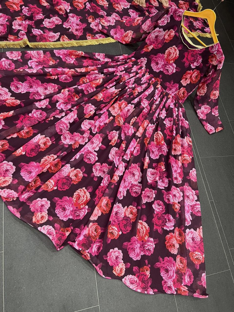 Buy Purple color lucknowi style kurta set for stylish look - Joshindia