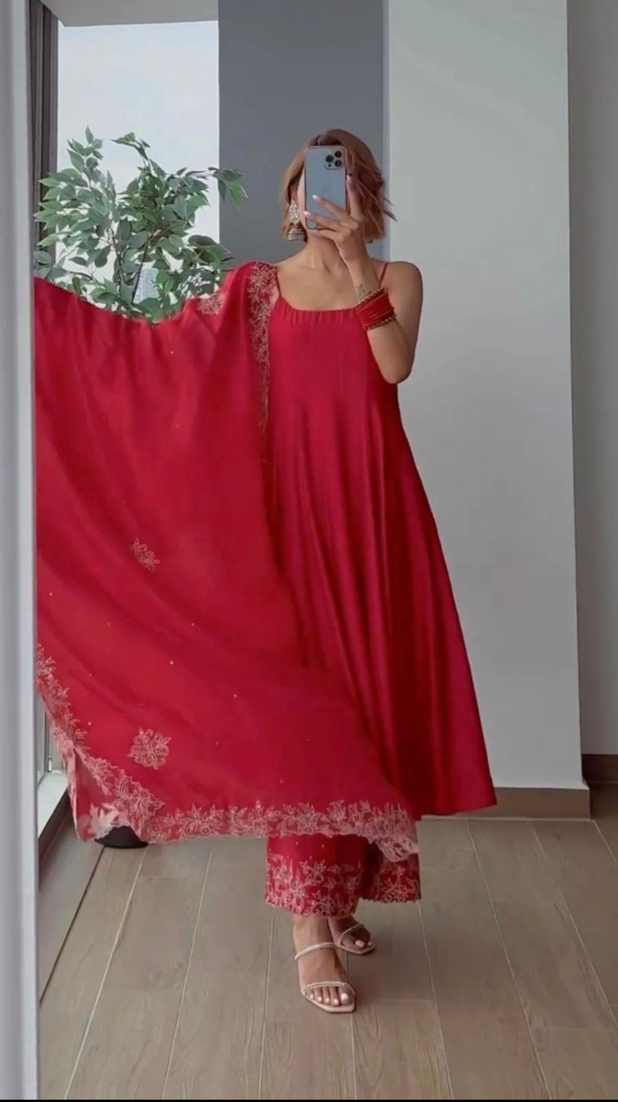 Red Color Heavy Designer Salwar Suit Buy Now - Joshindia