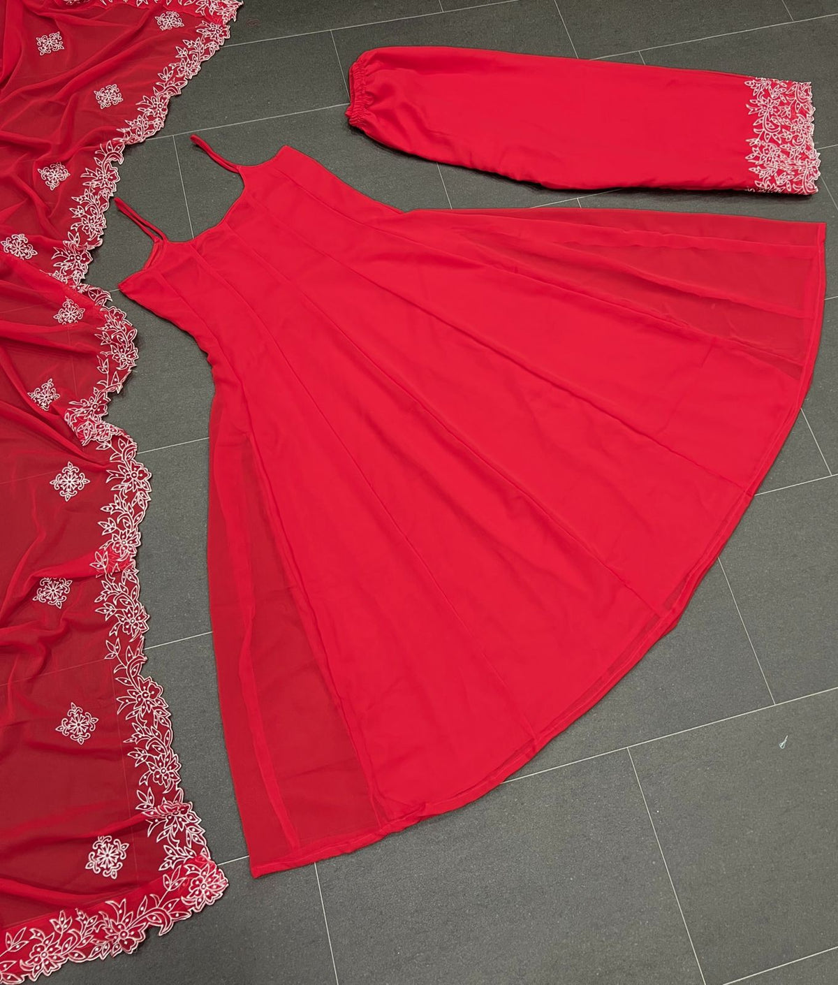 Red Color Heavy Designer Salwar Suit Buy Now - Joshindia