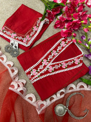 Red Color Designer Kurti Buy Now - Joshindia