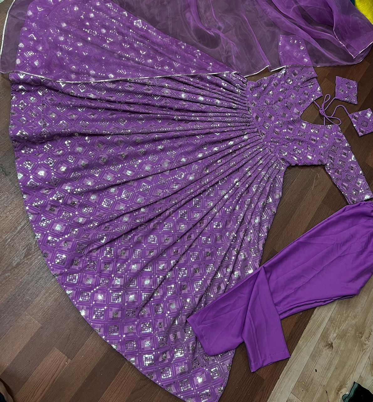 Purple Color Heavy Designer Salwar Suit Buy Now - Joshindia